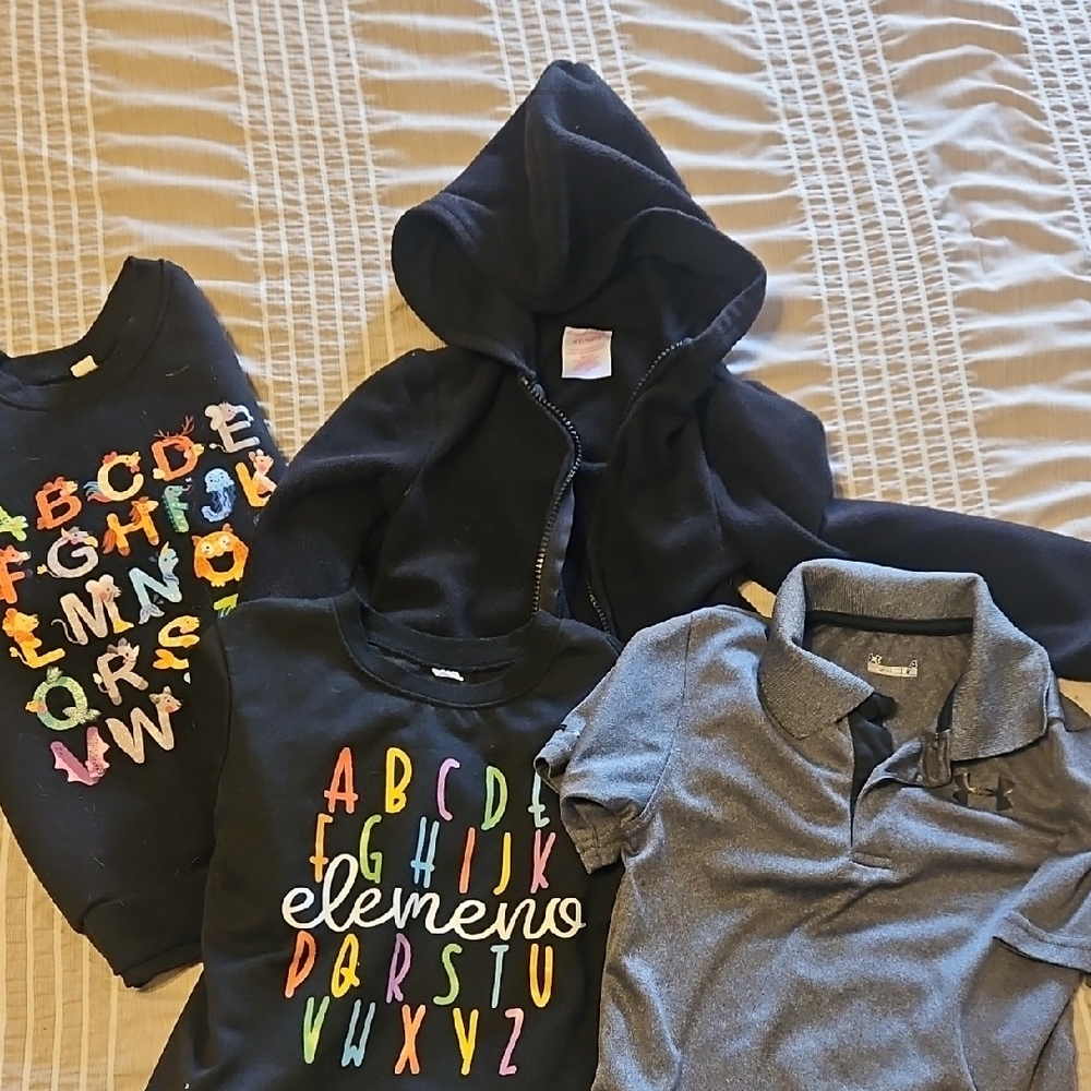 Boys Random Lot - 3 Sweatshirts 1 Polo